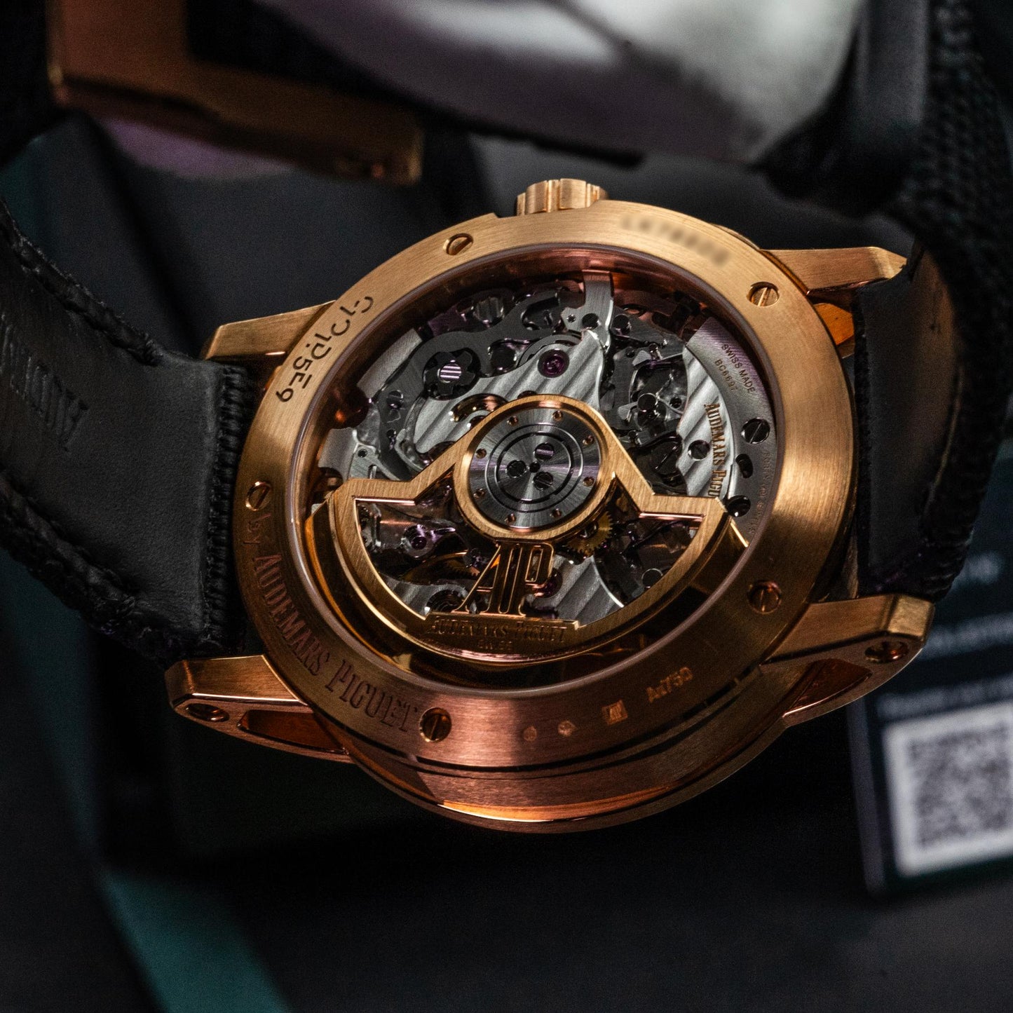 Audemars Piguet Code 11.59 26393OR Chronograph 41mm Rose Gold Purple Box Papers