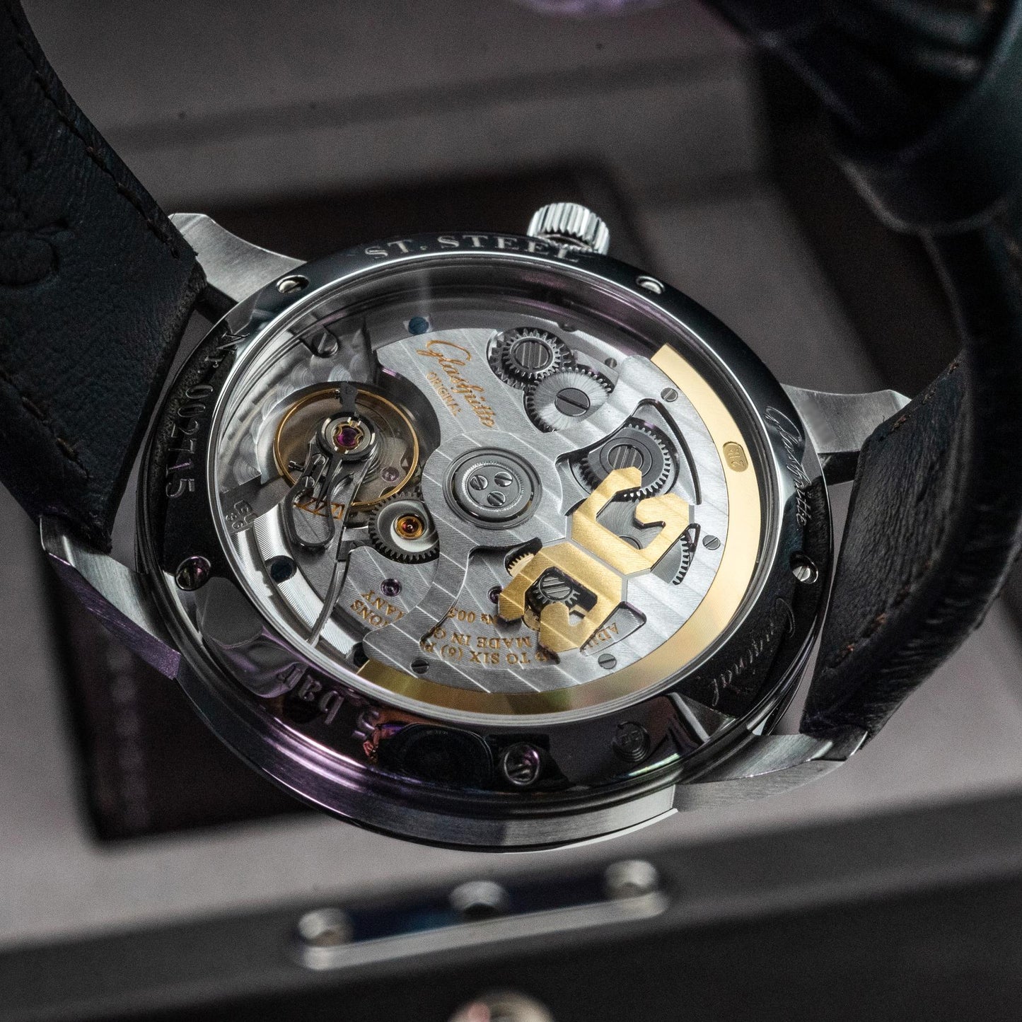 Glashutte Original Senator Excellence 1-36-01-03-02-01 40mm Steel Black Dial