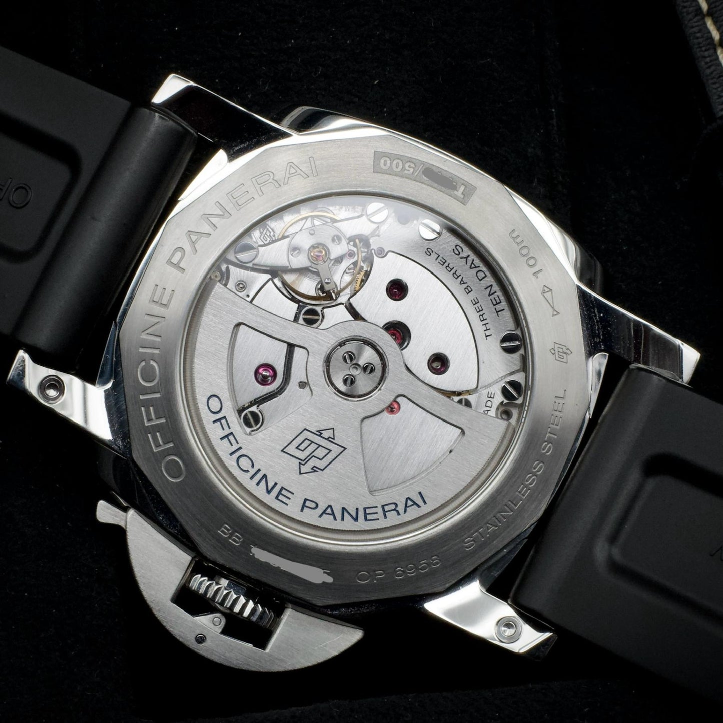 Panerai PAM00533 Luminor 1950 10 Days GMT 44mm Steel Black Dial Full Set