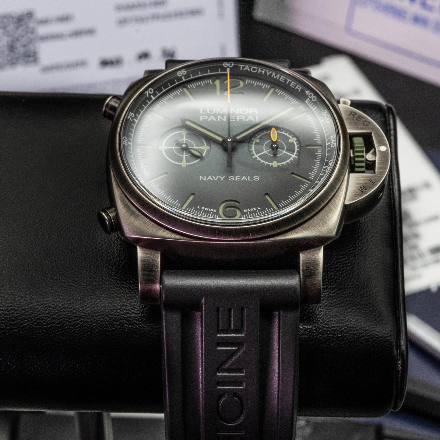 Panerai Luminor Chrono Navy SEALs PAM01409 44mm Steel Grey Dial 2023