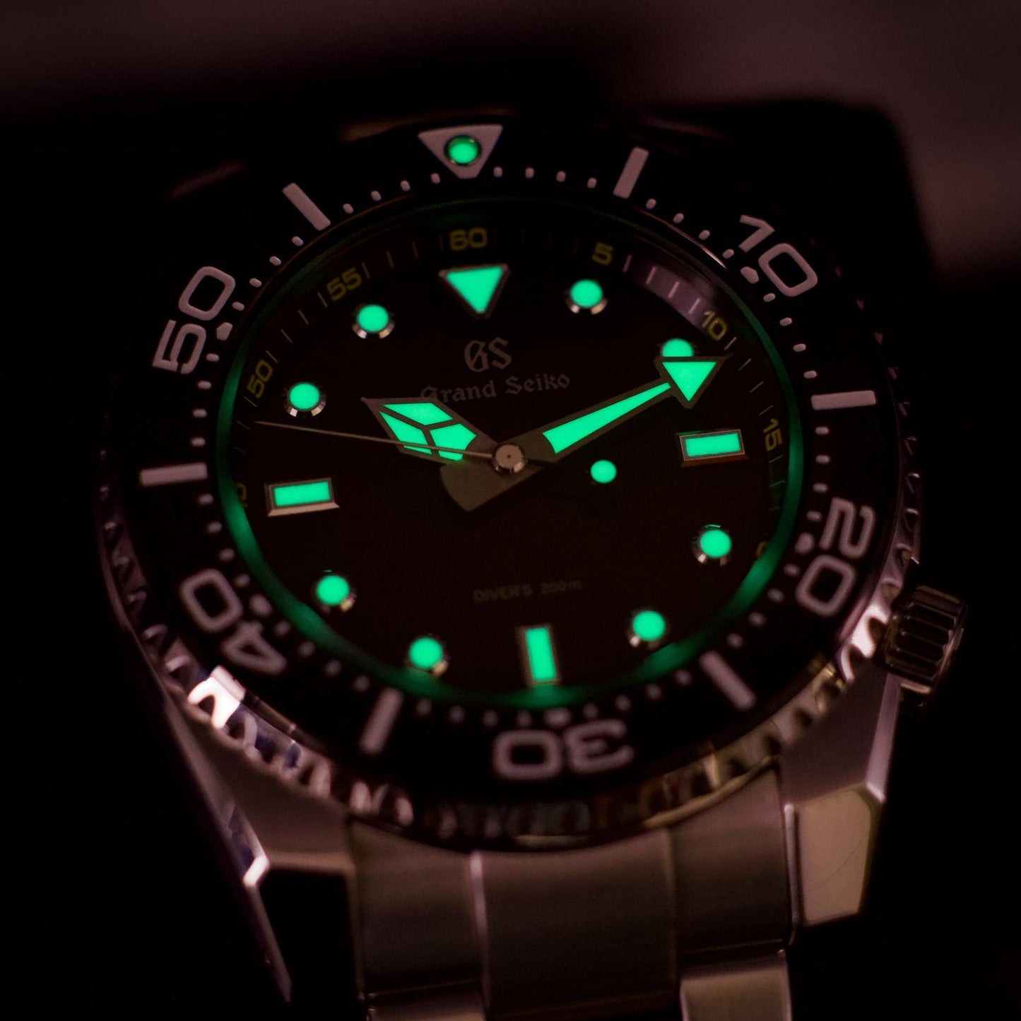 Grand Seiko SBGX335 Sport 9F Quartz Diver 43.6mm Black Dial