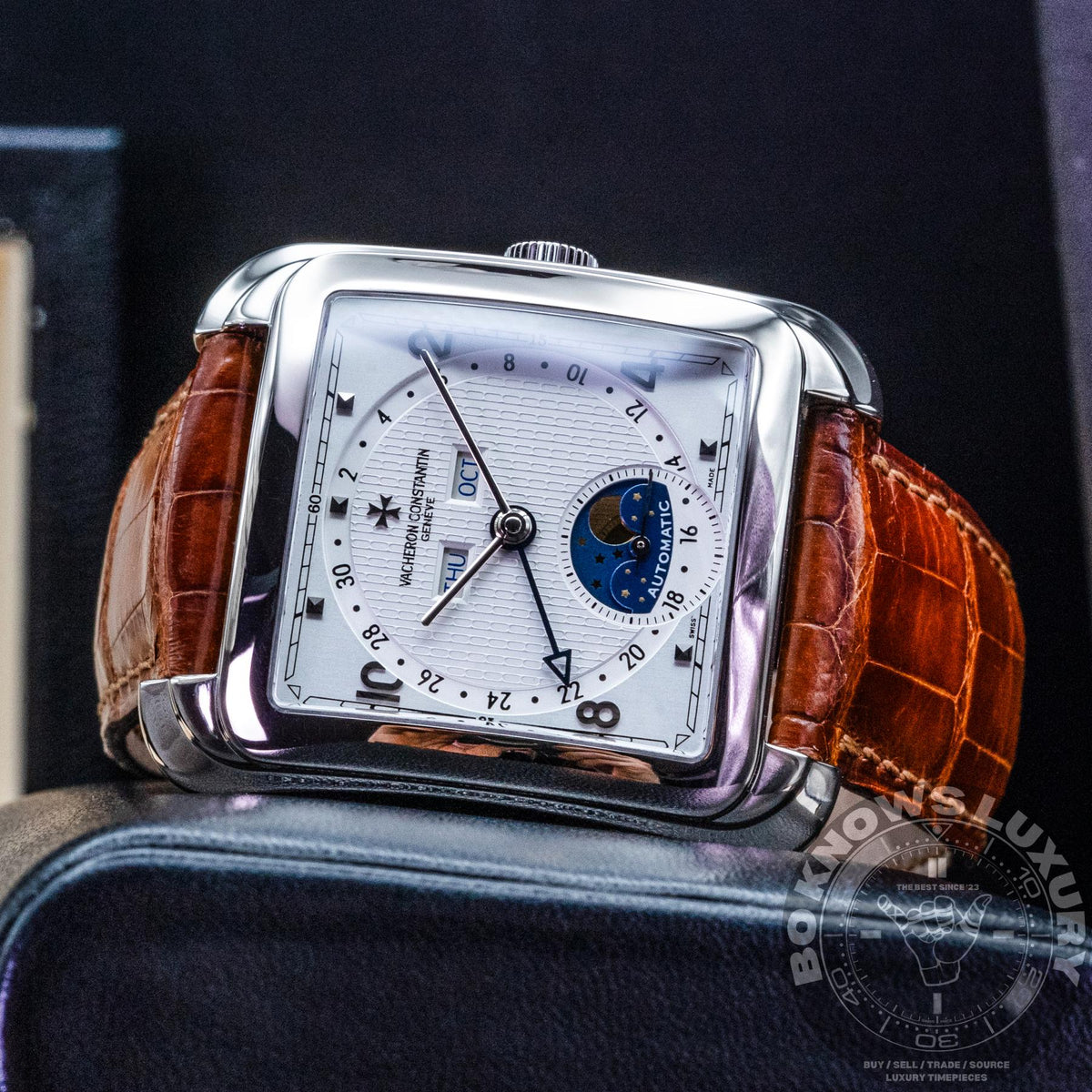 Vacheron Constantin Toledo 1952 47300/000G White Gold Moonphase Box Papers 2004