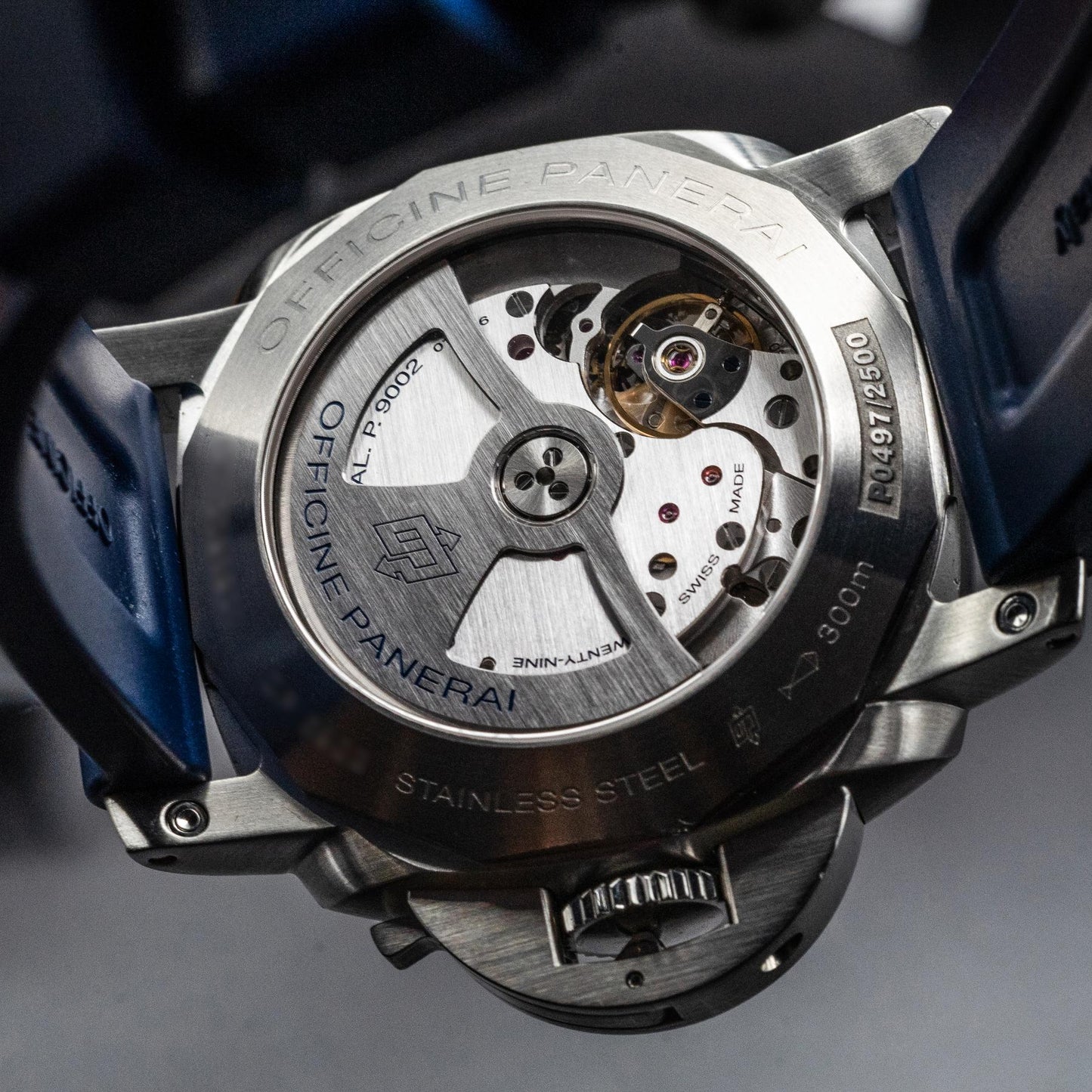 Panerai Luminor 1950 GMT PAM00321 44mm Steel Black Dial Box Papers 2013