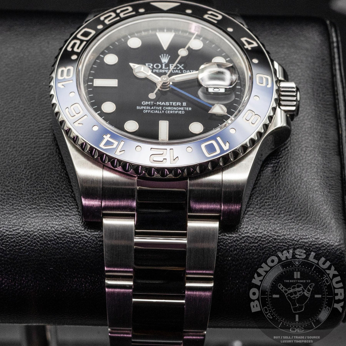 Rolex GMT-Master II Batman 116710BLNR 40mm Steel Black Dial Oyster Watch Only