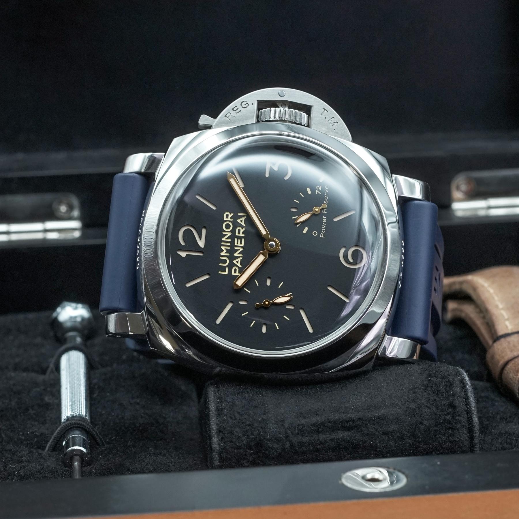 Panerai PAM00423 Luminor 1950 Power Reserve 47mm Steel Black 2013 Papers