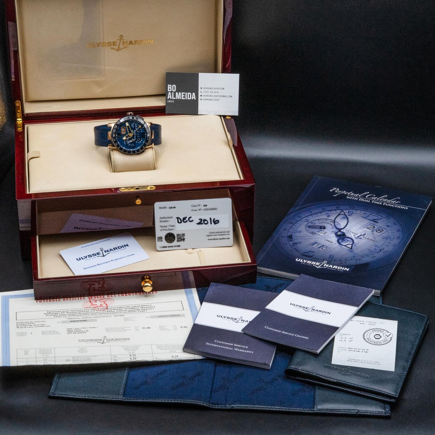 Ulysse Nardin El Toro GMT 326-00-3/BQ