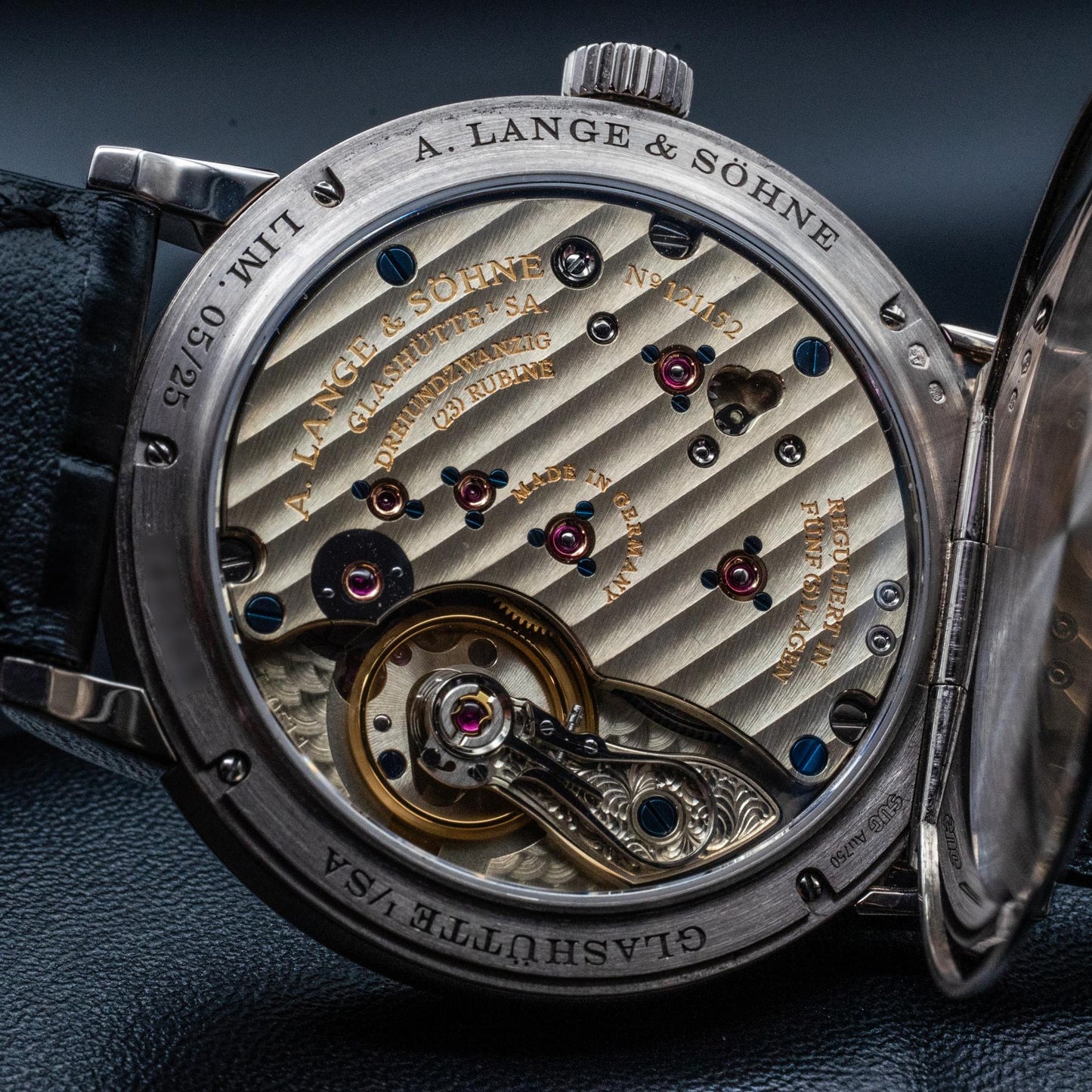 A. Lange Sohne 1815 235.049 38mm White Gold Silver Dial Ltd 25 Box Papers 2019