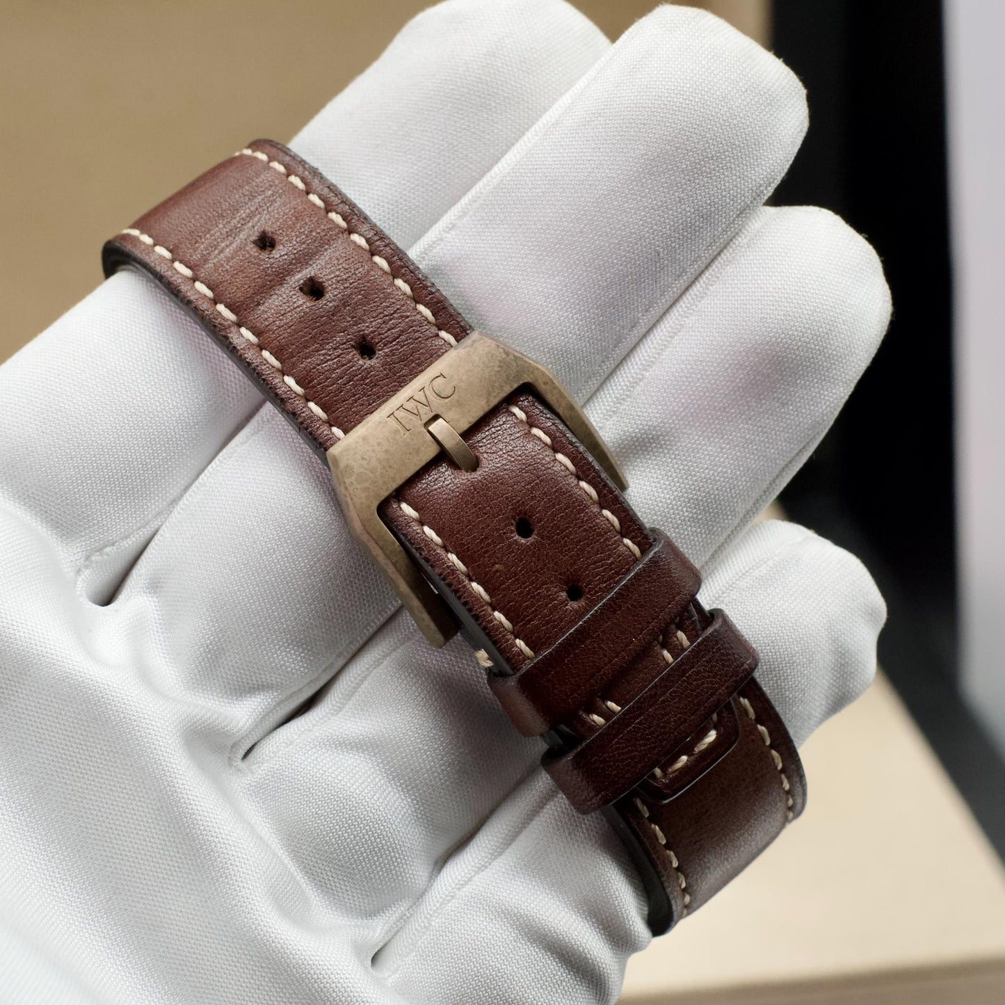 IWC Big Pilot Perpetual Calendar Spitfire Bronze 46.2mm Green IW503601