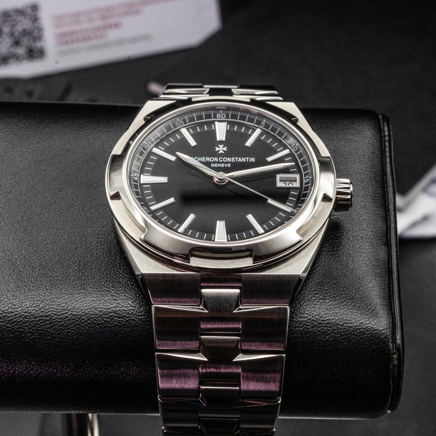 Vacheron Constantin Overseas 4500V/110A-B483 41mm Steel Black Box Papers 2022