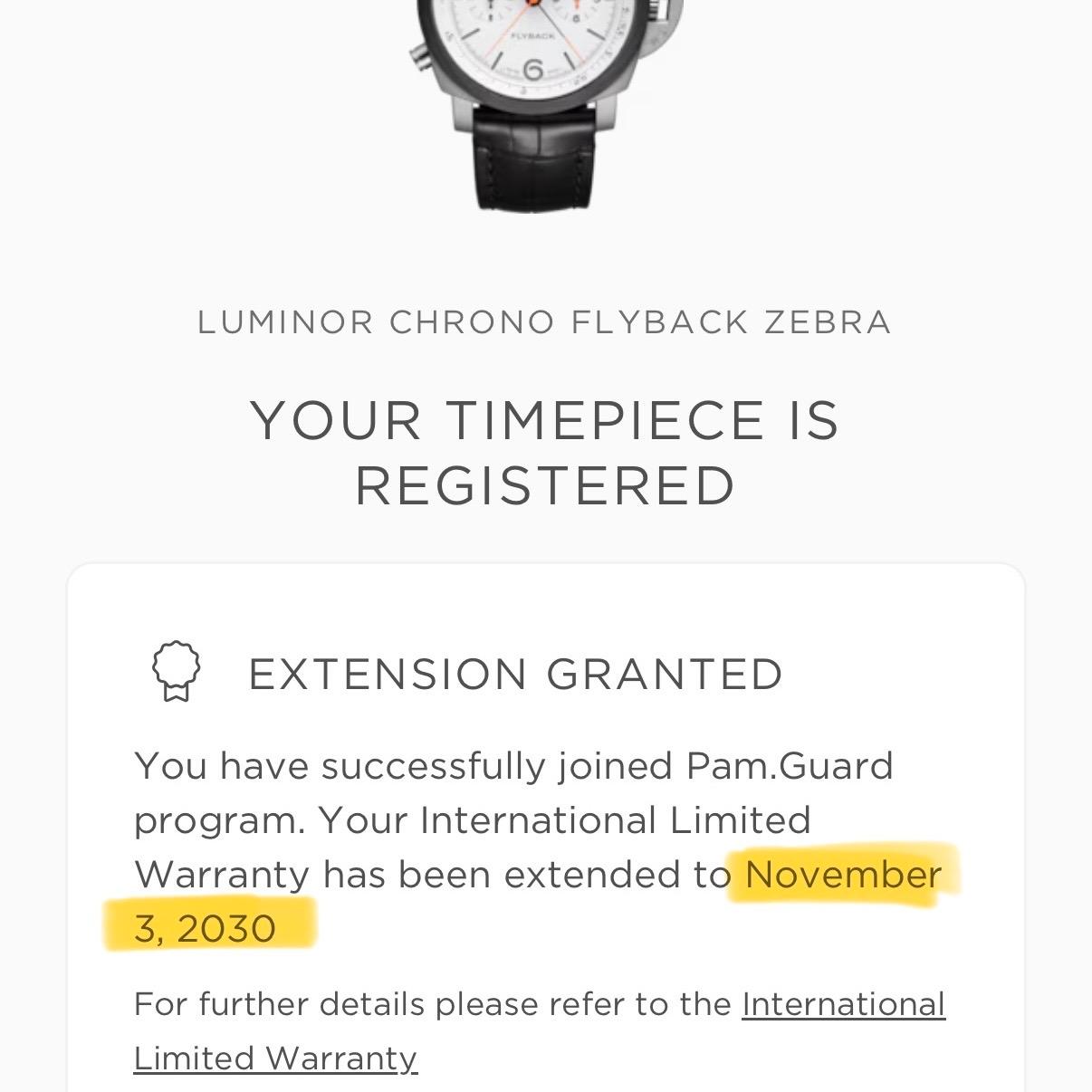 Panerai PAM01297 Luminor Chrono Flyback Zebra 44mm Titanium Carbotech Ltd