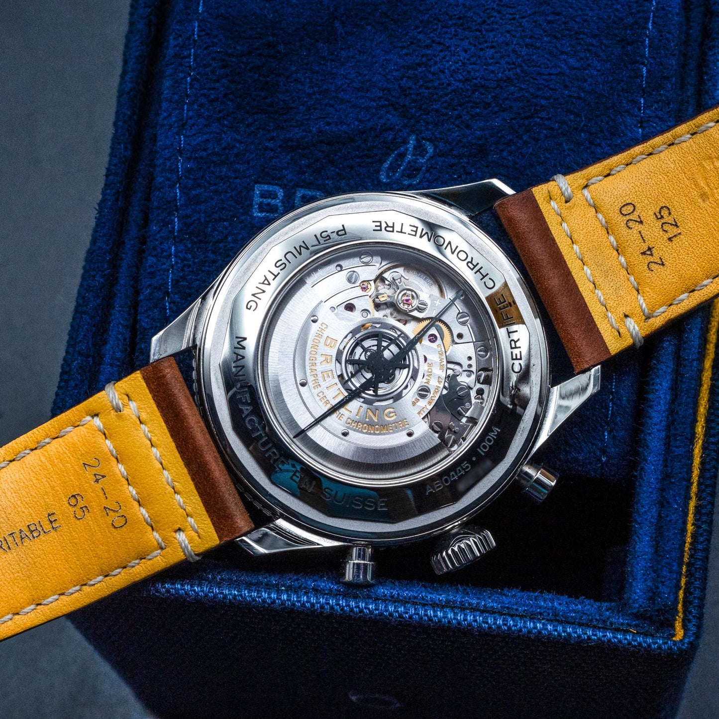 Breitling Super AVI B04 GMT Chrono 46 P-51 movement
