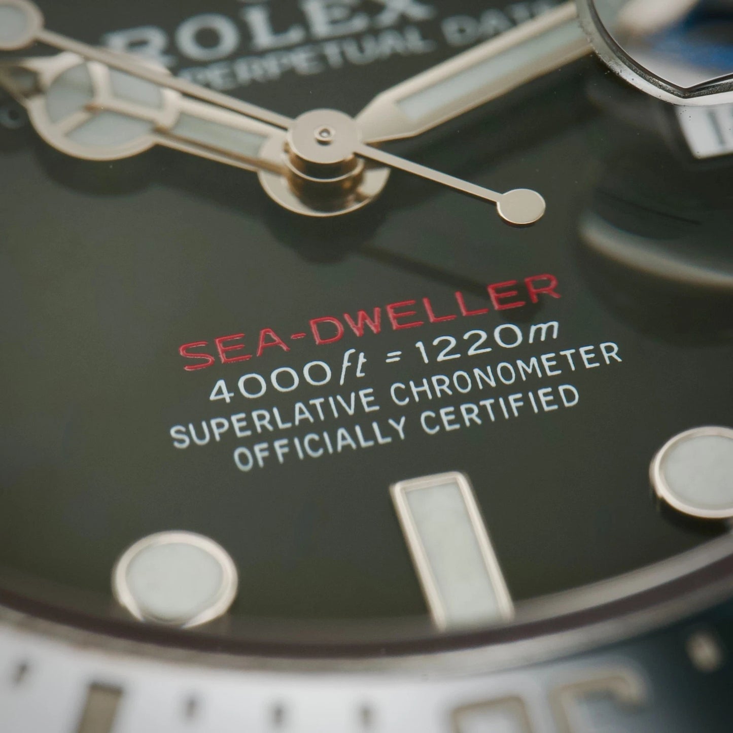 Rolex Sea-Dweller Stainless Steel Black Dial on Oyster SD43 43mm Box and Papers