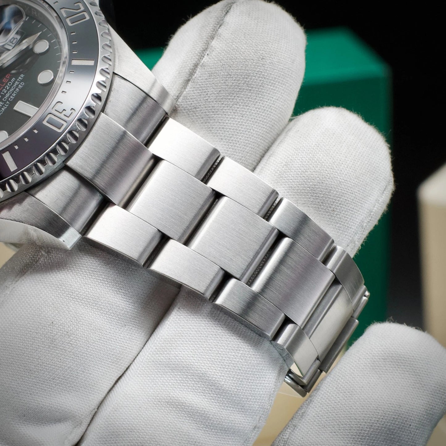 Rolex Sea-Dweller Stainless Steel Black Dial on Oyster SD43 43mm Box and Papers