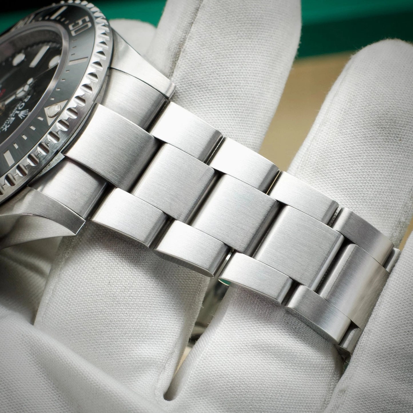 Rolex Sea-Dweller Stainless Steel Black Dial on Oyster SD43 43mm Box and Papers