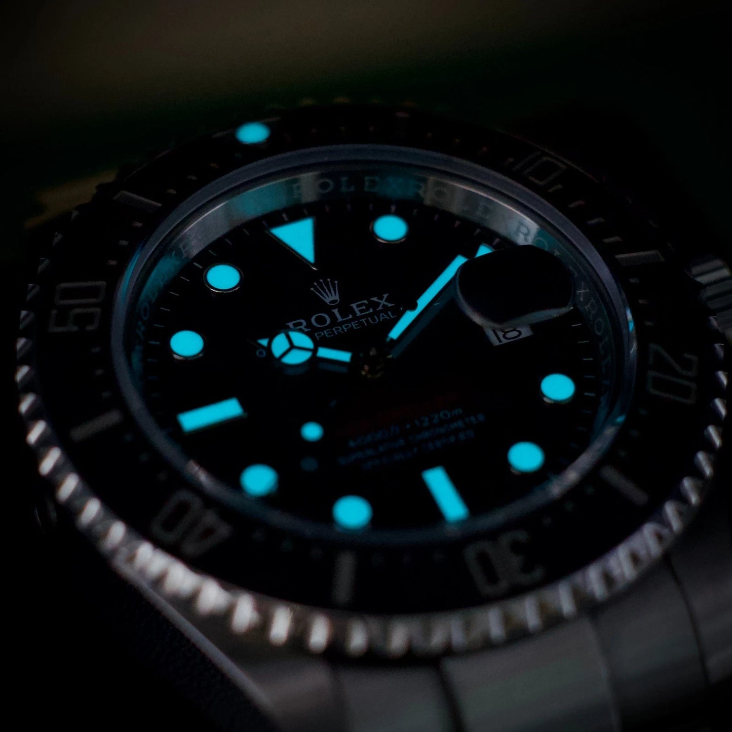 Rolex Sea-Dweller Stainless Steel Black Dial on Oyster SD43 43mm Box and Papers