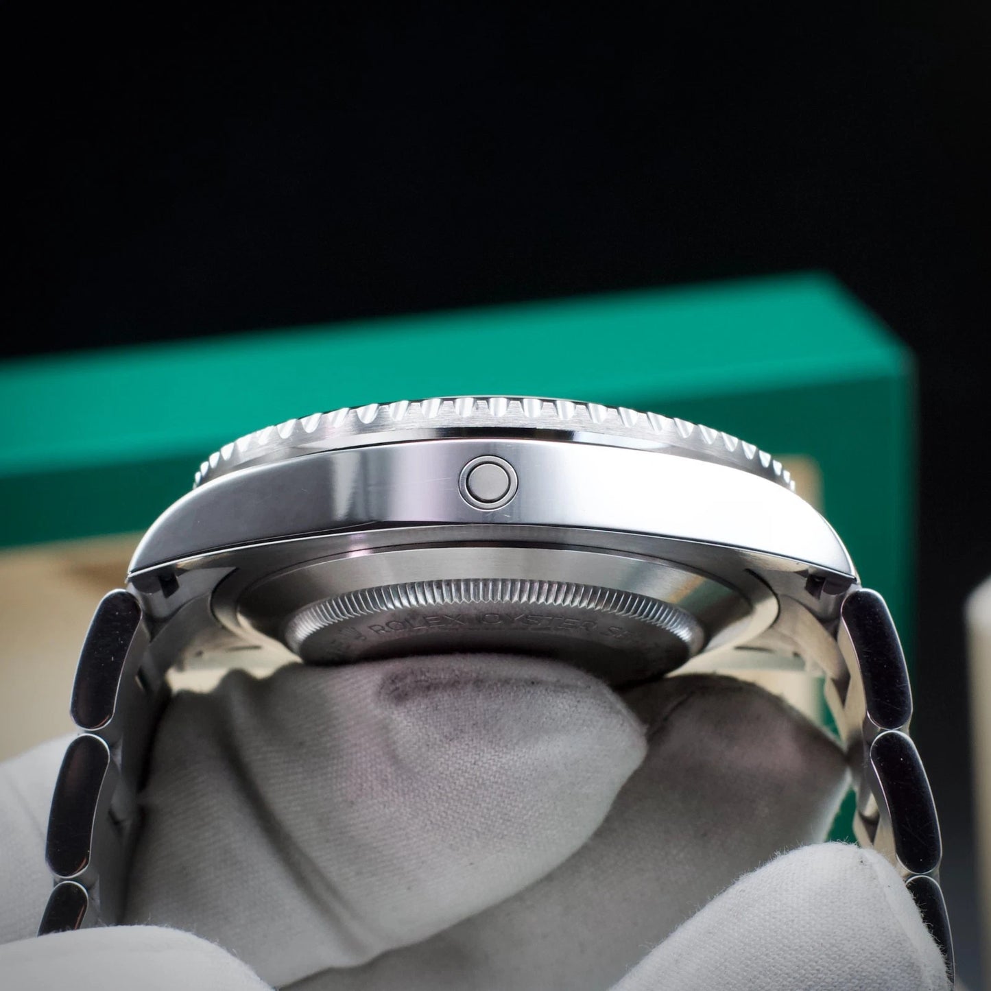 Rolex Sea-Dweller Stainless Steel Black Dial on Oyster SD43 43mm Box and Papers